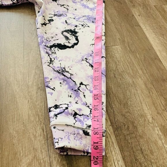 Juicy Couture purple top marble pattern Long sleeve top size M - Picture 10 of 12